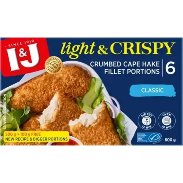 I&J LIGHT & CRISPY CLASSIC 6S